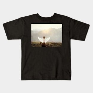 Angel of the Mountain by MontagealaBira Kids T-Shirt